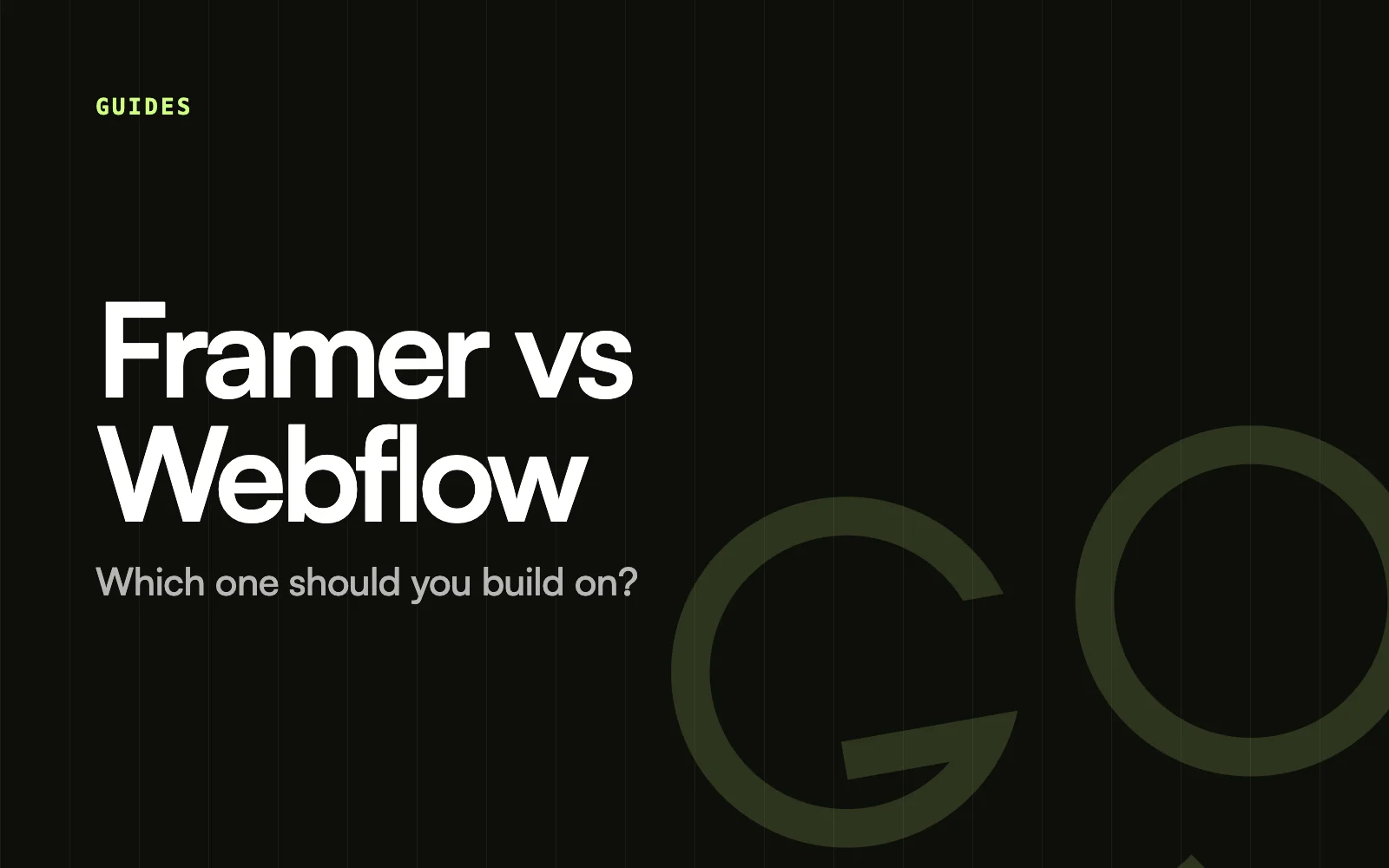 Framer vs Webflow: which should you build your website on?
