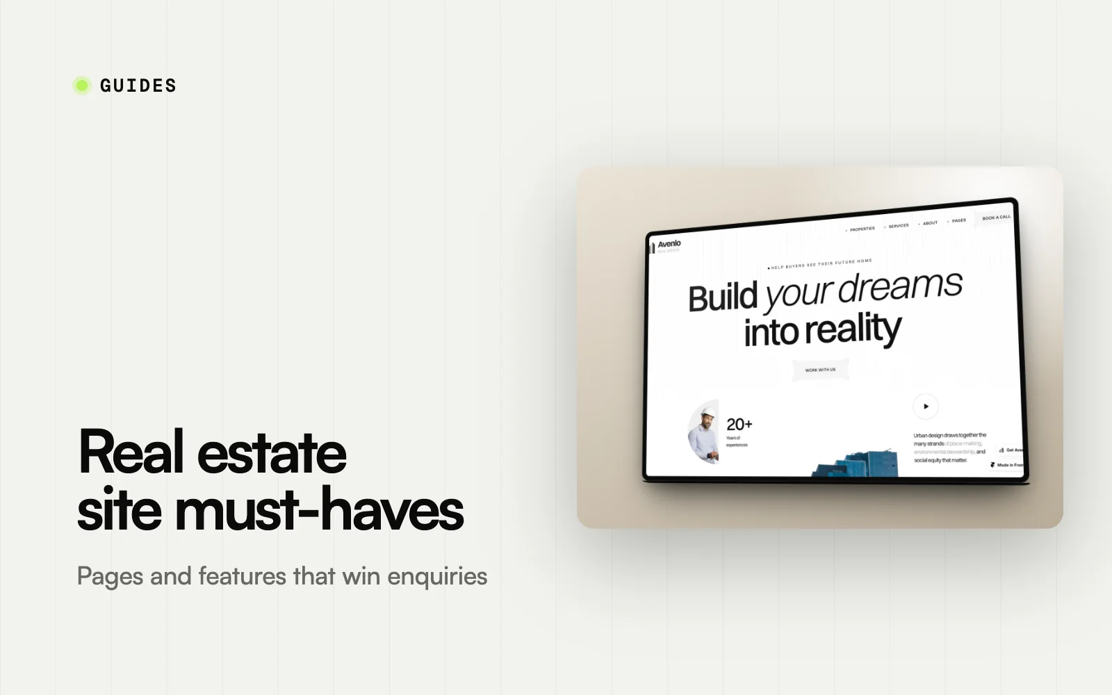 Real estate website: the must-have pages and features