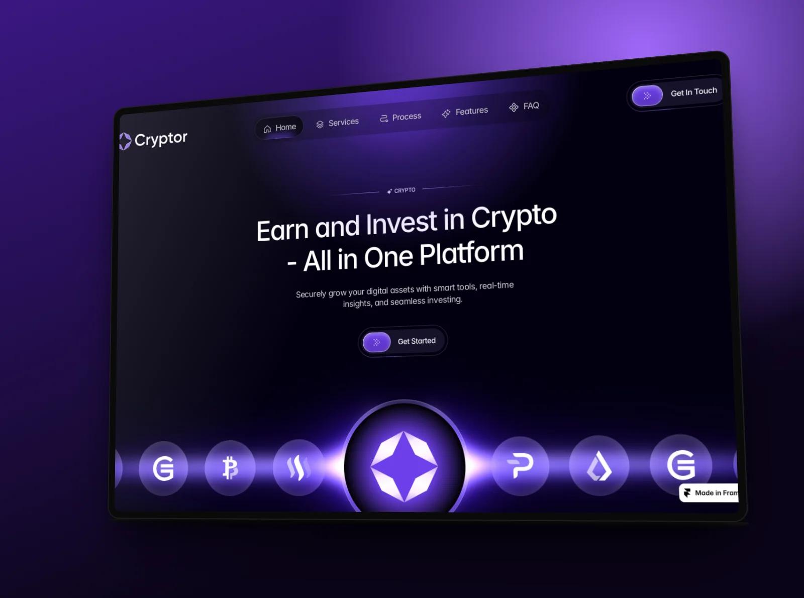 Cryptor template preview