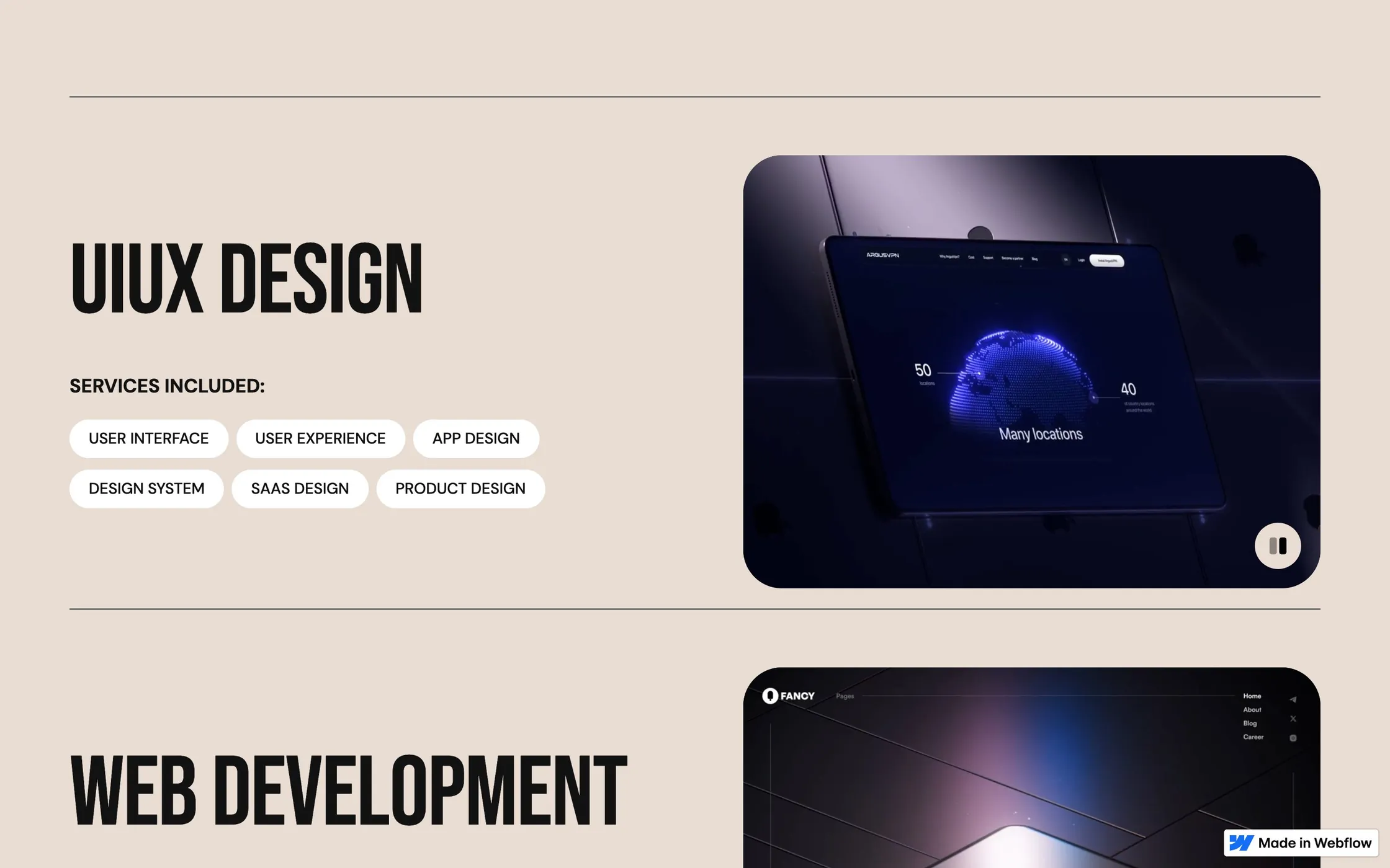 Ariyana template page preview 2