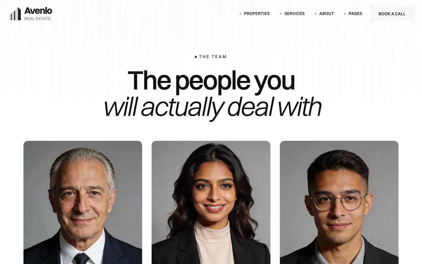 Avenlo for Webflow template page preview 2