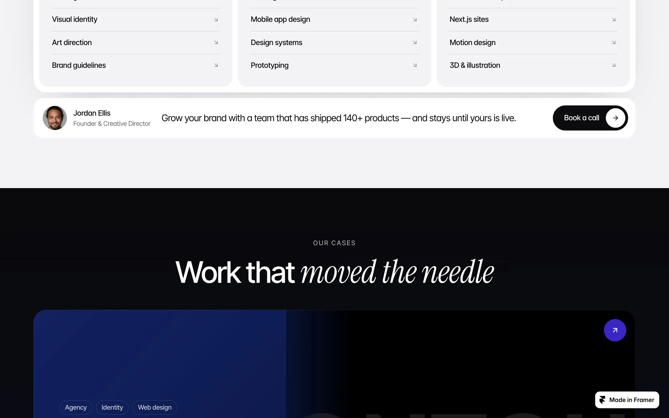 Agencian Studio template page preview 1