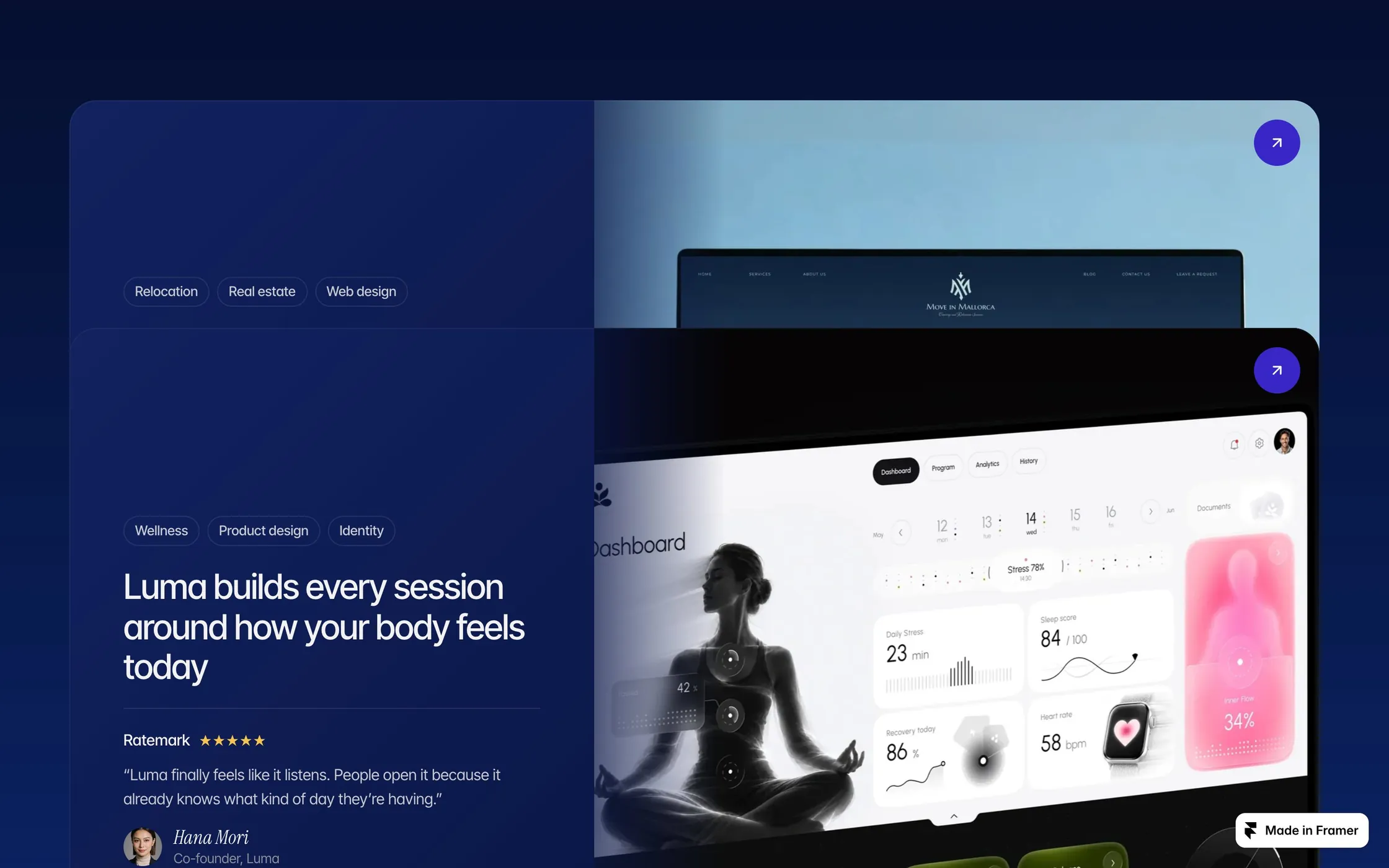 Agencian Studio template page preview 2