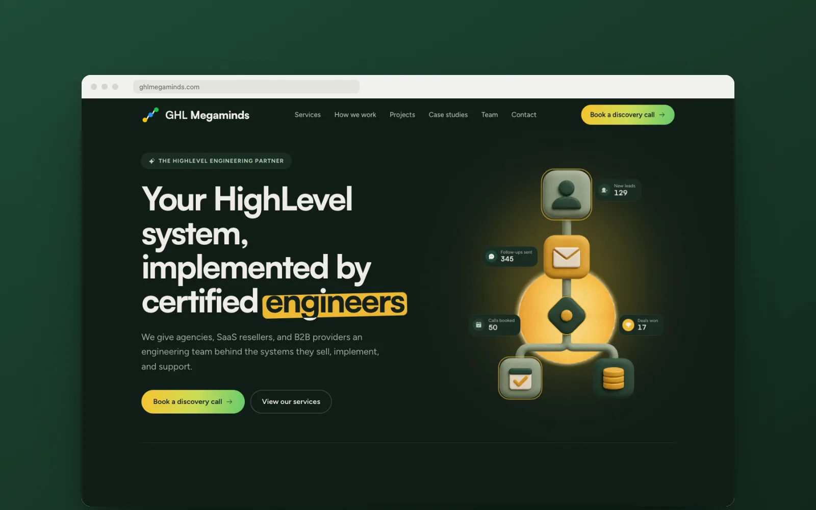 GHL Megaminds case study preview