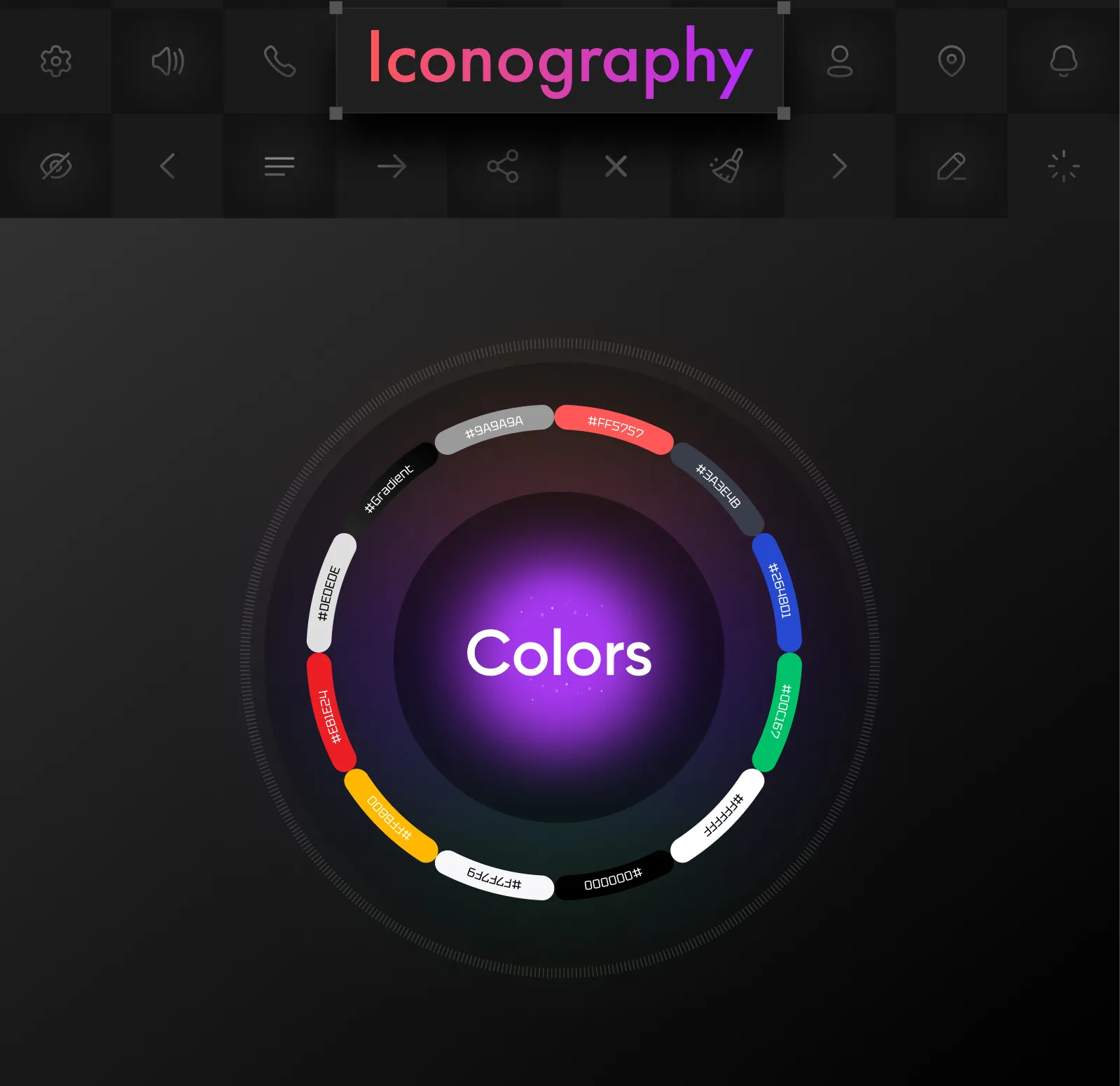 Sport 2 colours and iconography